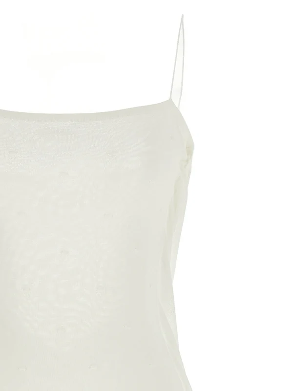 Jacquemus White Long Dress - Image 3