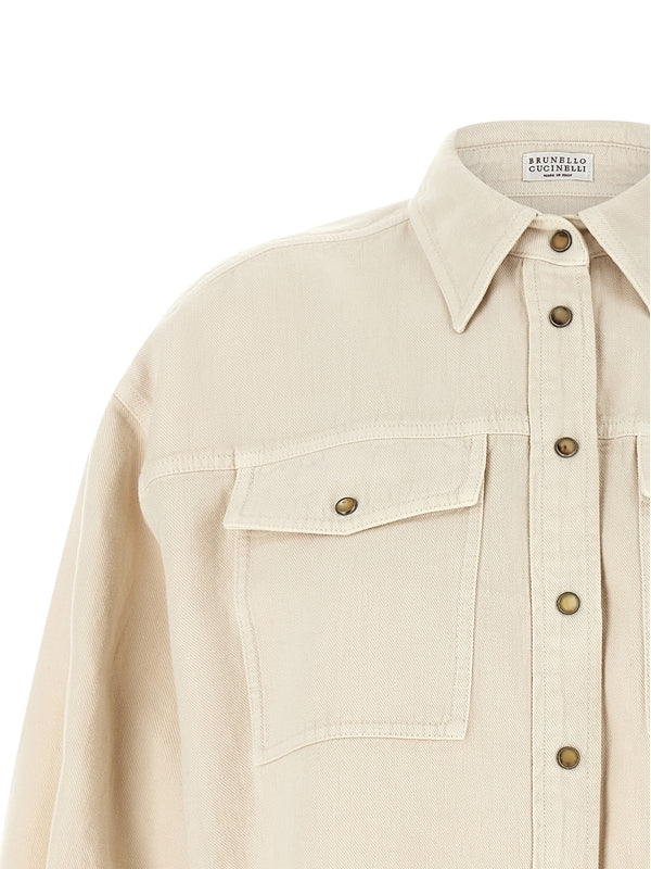 Brunello Cucinelli Beige Shirts & Blouses - Image 3