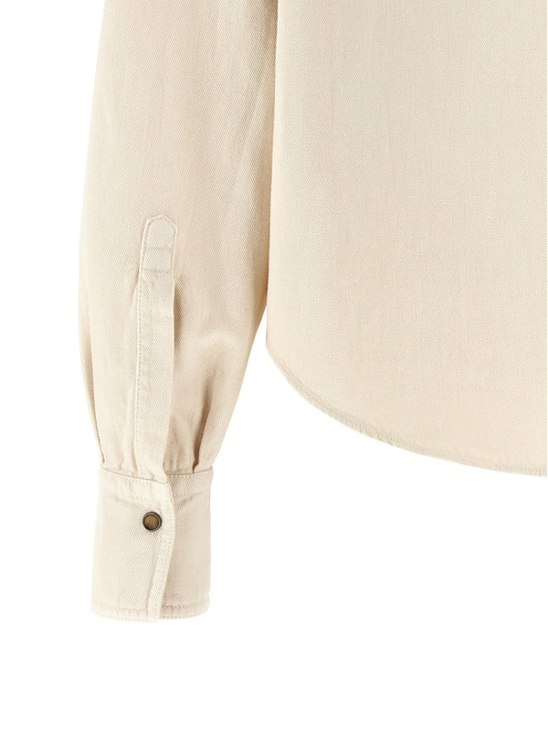 Brunello Cucinelli Beige Shirts & Blouses - Image 4