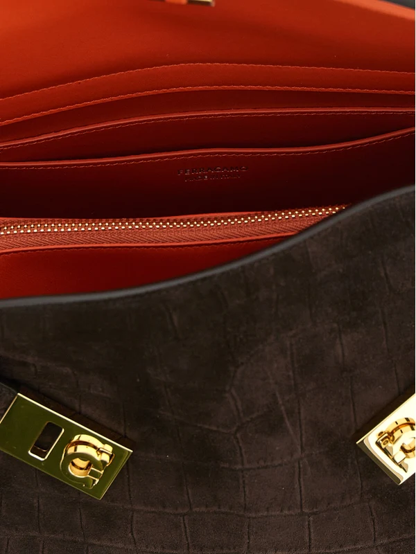 Ferragamo Brown Crossbody & Shoulder Bags - Image 4