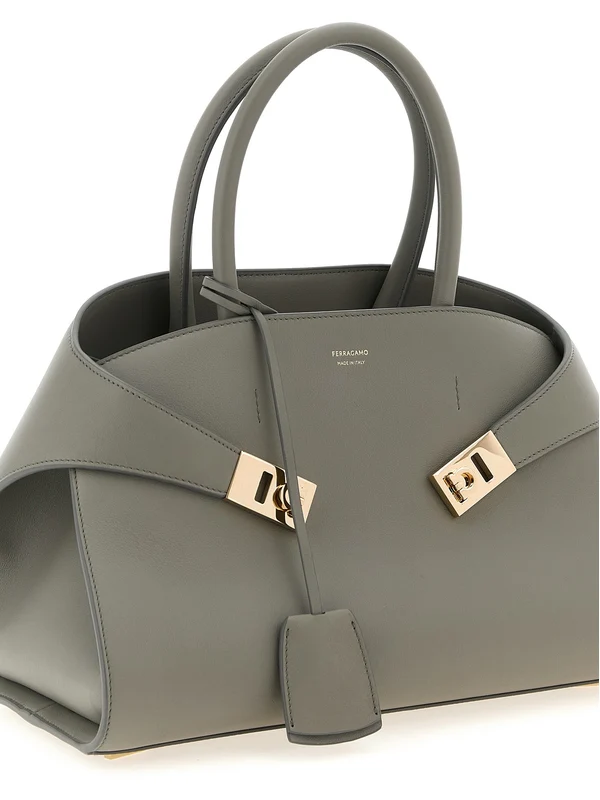 Ferragamo Grey Tote Bags - Image 3
