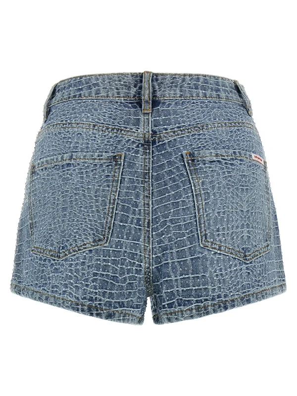 Self-Portrait Blue Shorts - Image 2
