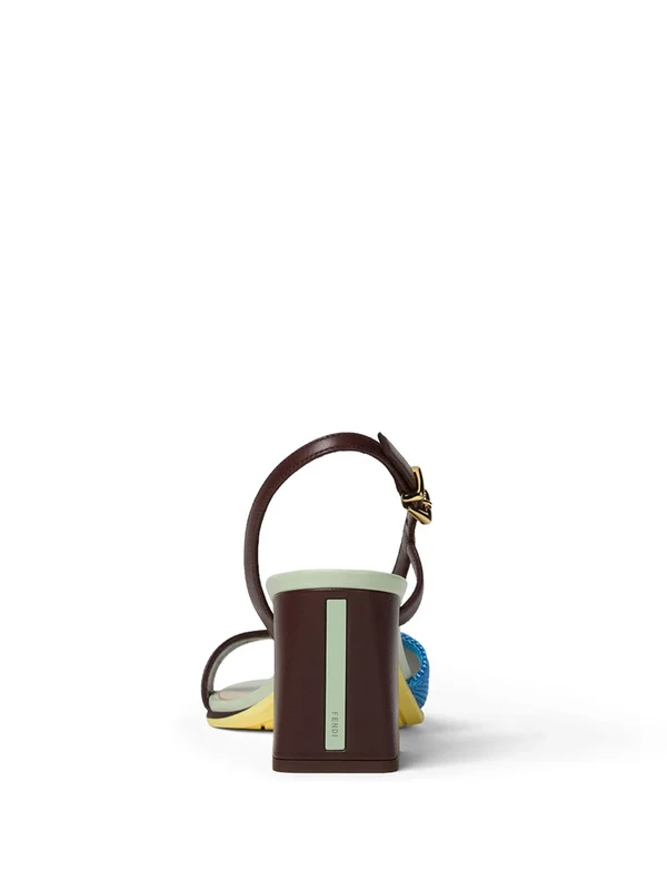 Fendi Multicolor Sandal Heels - Image 3