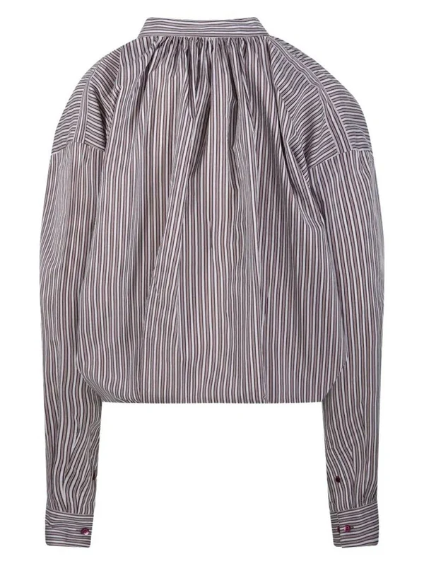 Dries Van Noten Brown Striped Shirts & Blouses - Image 2