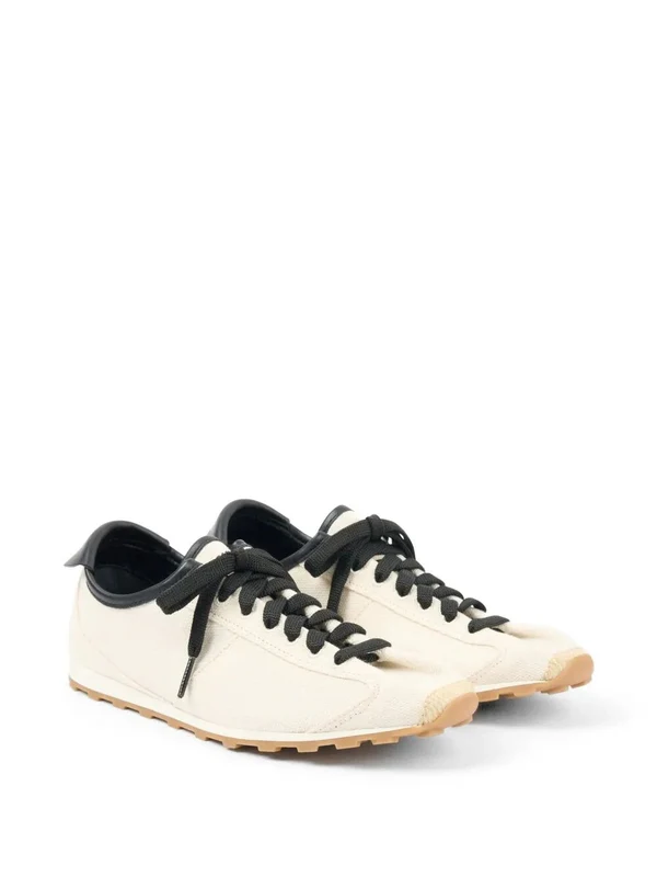 Jacquemus Beige Low Top Sneakers - Image 3