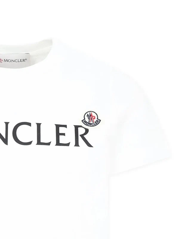 Moncler White Half Sleeve - Image 3