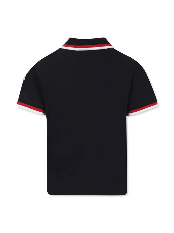 Moncler Navy Polo Shirts - Image 2