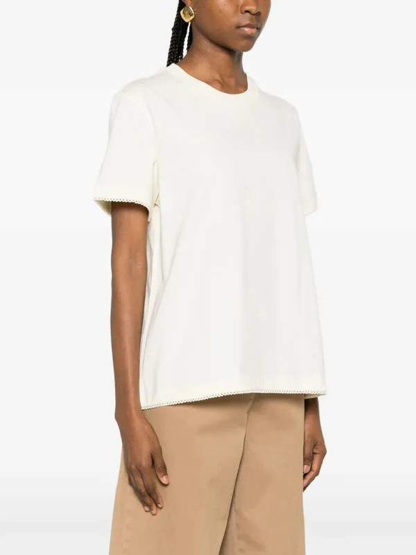 Moncler Beige Half Sleeve - Image 2