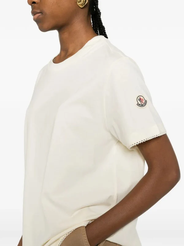 Moncler Beige Half Sleeve - Image 5