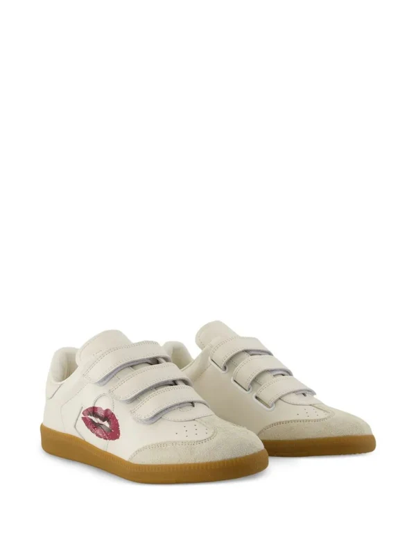 Isabel Marant Beige Low Top Sneakers - Image 2