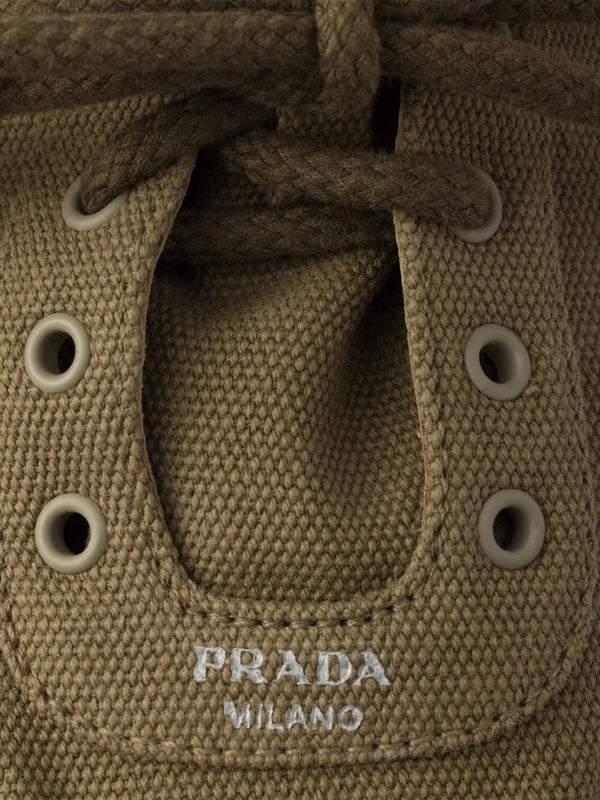 Prada Green Low Top Sneakers - Image 6