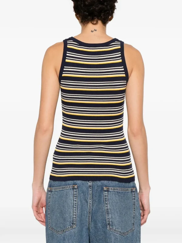 Miu Miu Multicolor Striped Sleeveless - Image 3