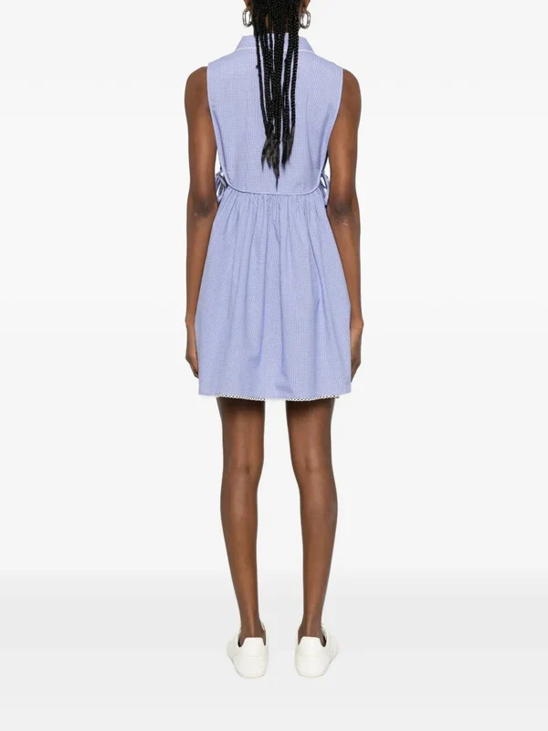 Miu Miu Blue Mini Dress - Image 3