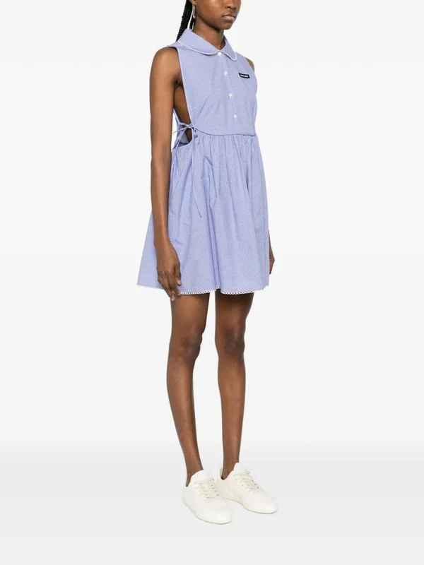 Miu Miu Blue Mini Dress - Image 5
