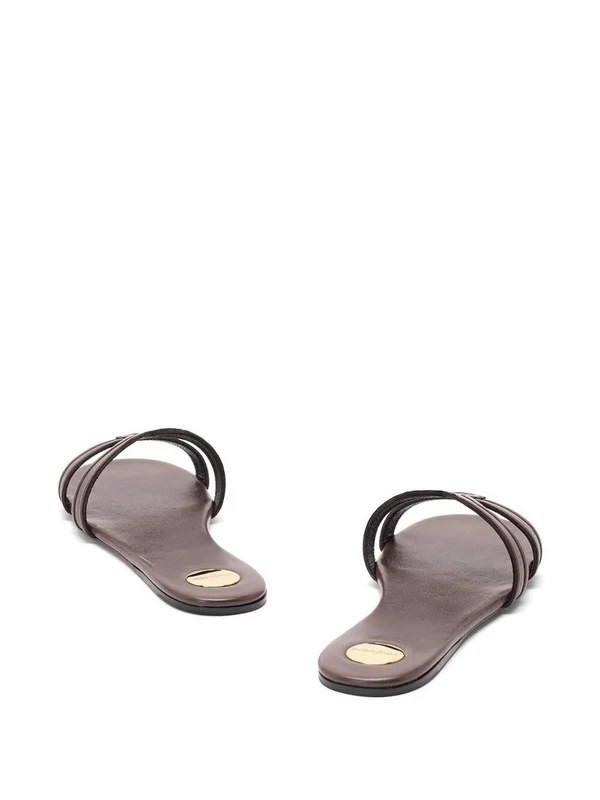 Saint Laurent Brown Slides - Image 3