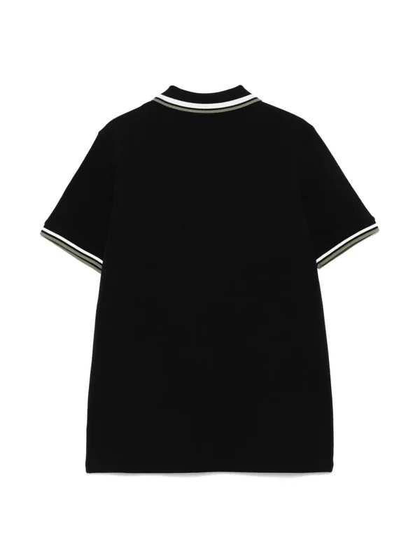 Moncler Black Polo Shirts - Image 2