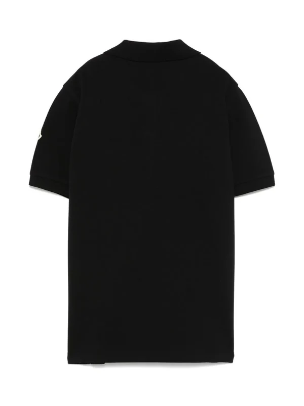 Moncler Black Polo Shirts - Image 2