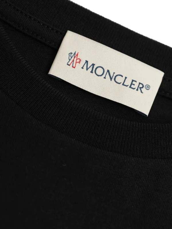 Moncler Black Half Sleeve - Image 4