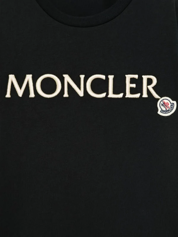 Moncler Black Half Sleeve - Image 3
