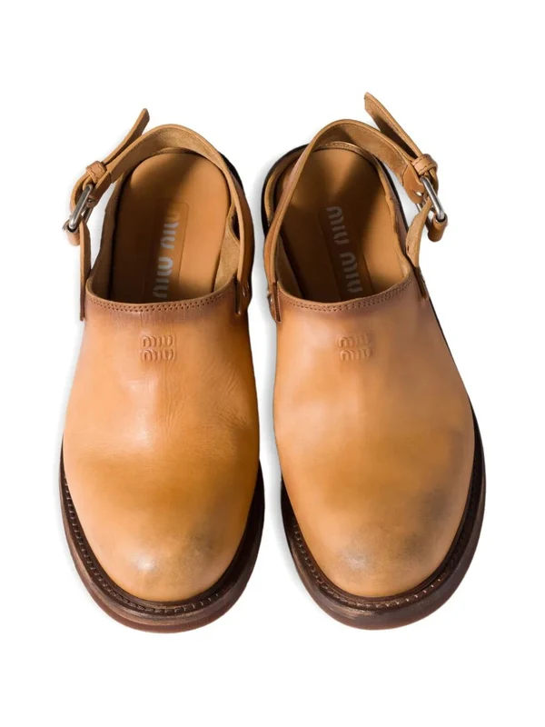 Miu Miu Brown Bloafer - Image 3