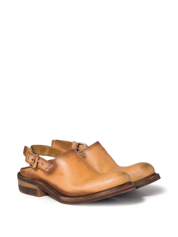 Miu Miu Brown Bloafer - Image 4