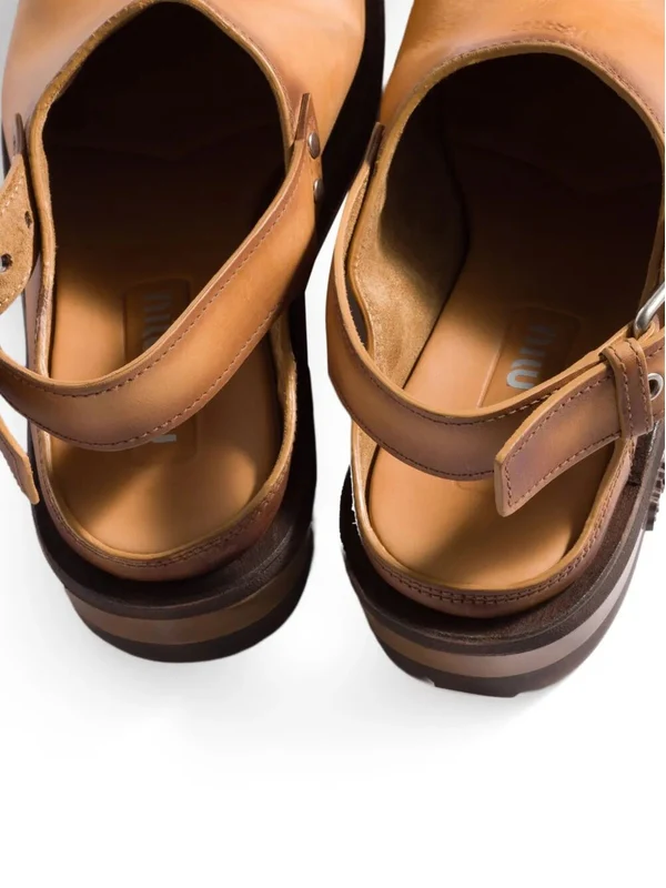 Miu Miu Brown Bloafer - Image 5