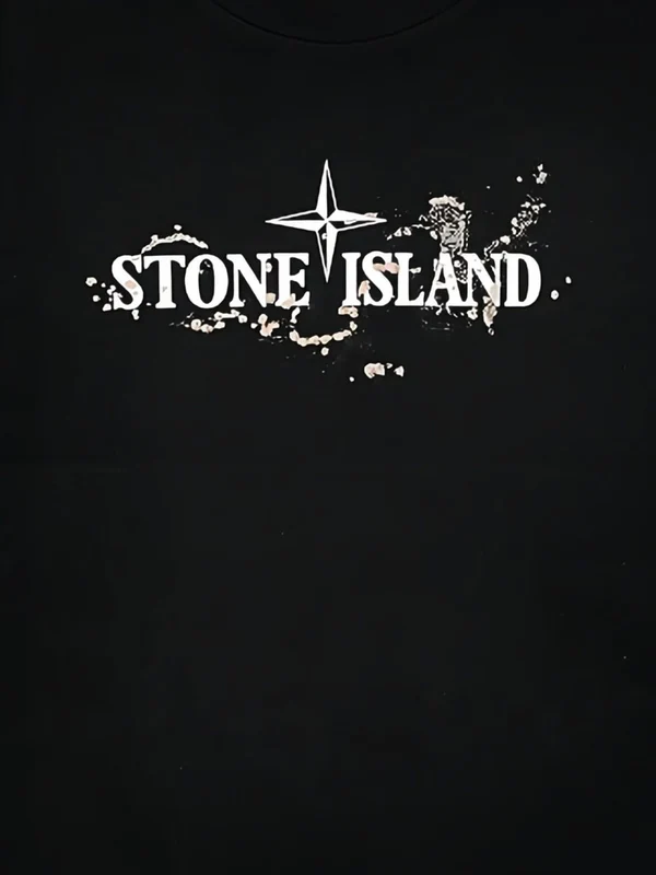 Stone Island  Black Half Sleeve - Image 2