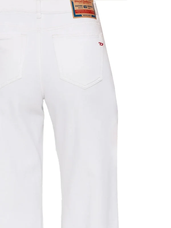 Diesel White Denim Pants - Image 2