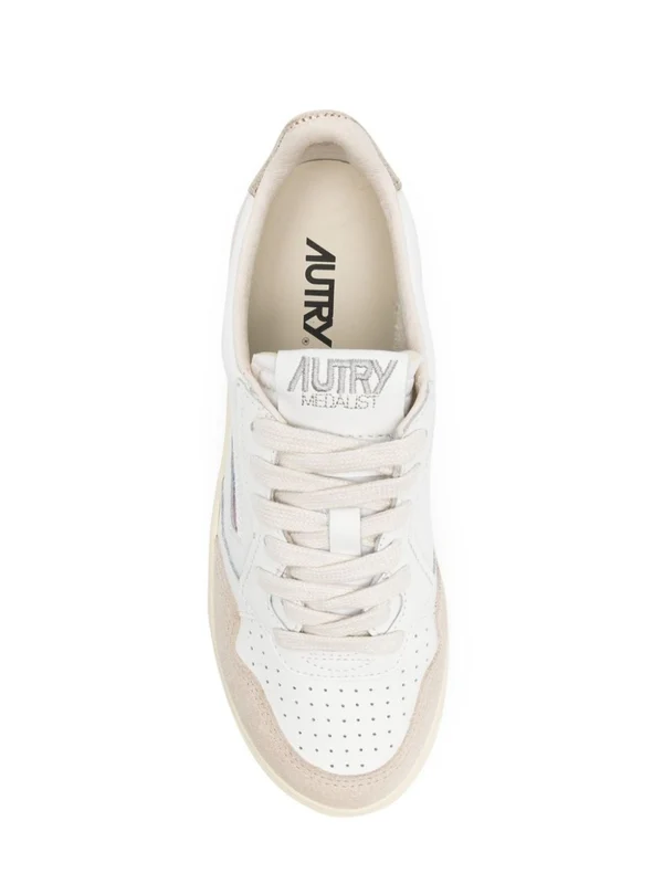 Autry White Low Top Sneakers - Image 4