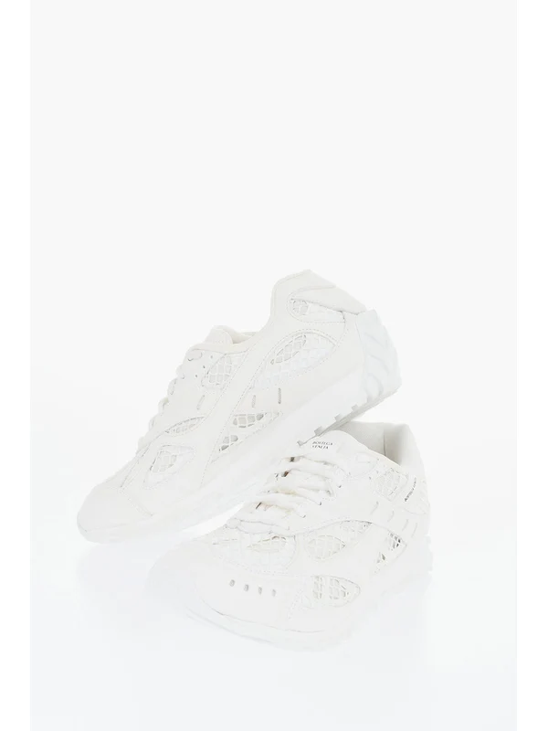 Bottega Veneta White Low Top Sneakers - Image 2