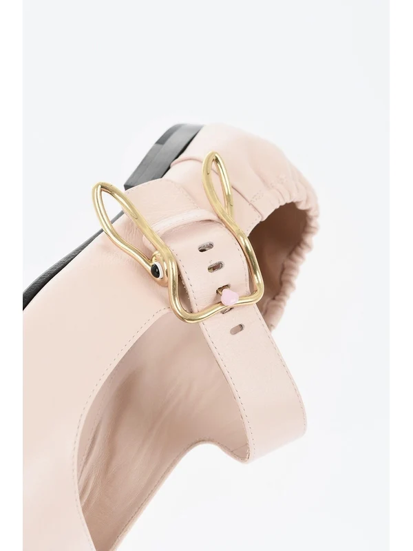 Bottega Veneta Pink Flat Shoes - Image 4