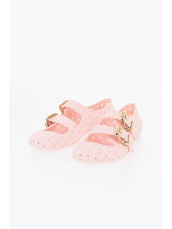 Bottega Veneta Pink Flat Shoes - Image 2