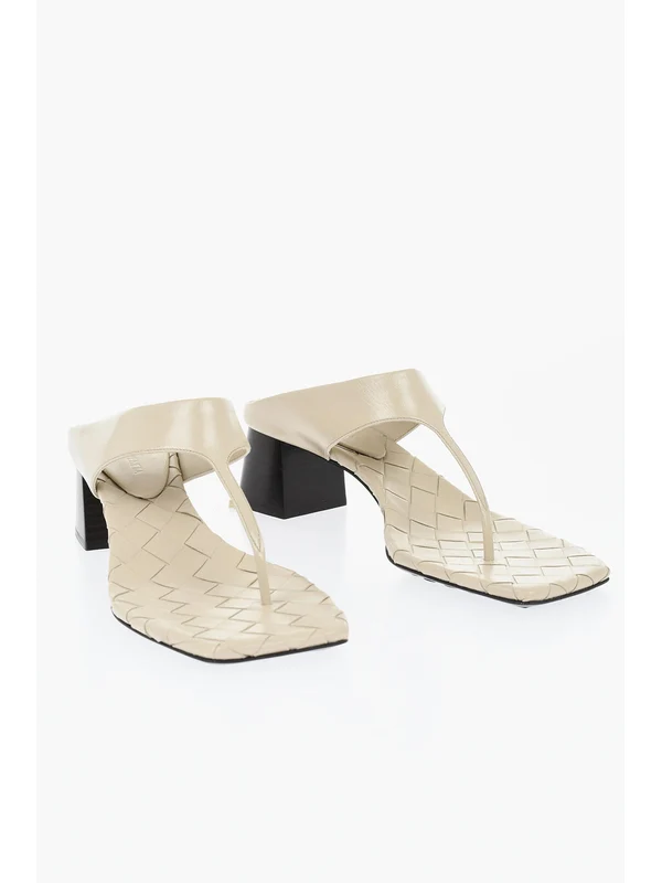 Bottega Veneta Beige Sandal Heels - Image 2