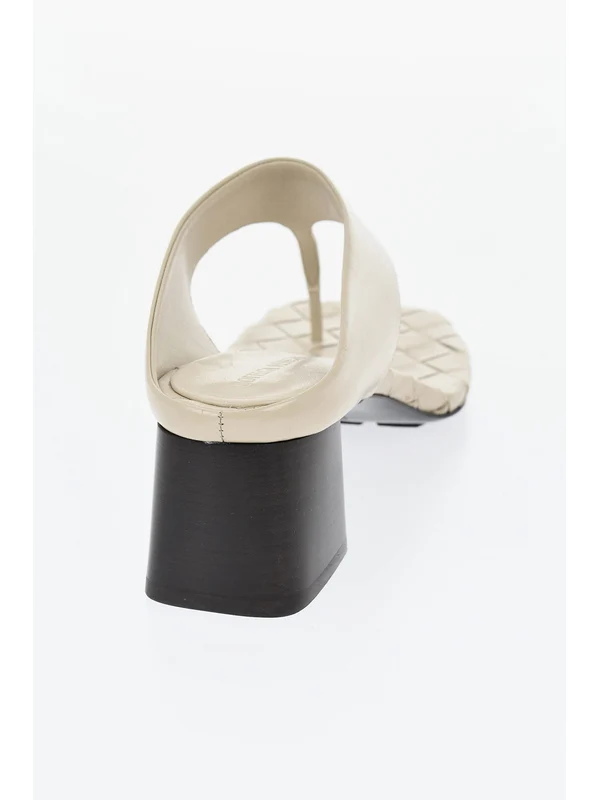 Bottega Veneta Beige Sandal Heels - Image 3