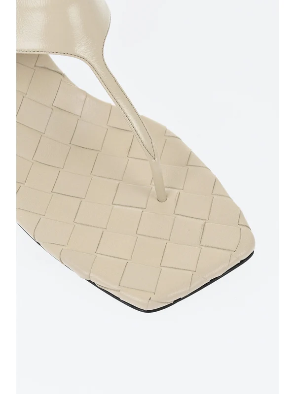 Bottega Veneta Beige Sandal Heels - Image 5