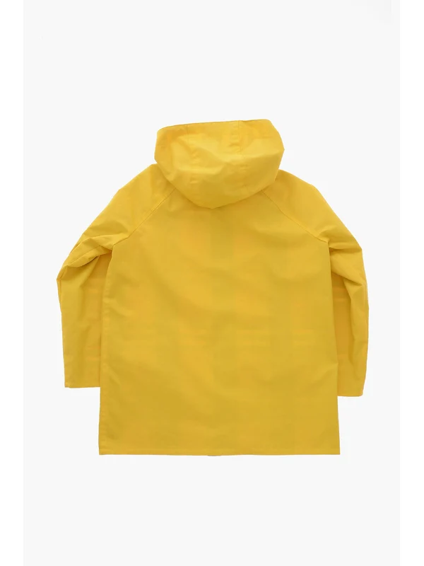 Burberry Kids Yellow Coats - Image 4