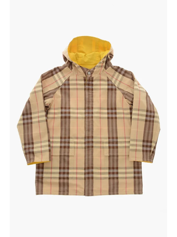Burberry Kids Yellow Coats - Image 5