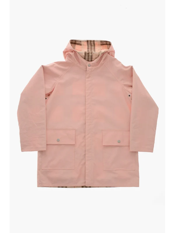 Burberry Kids Pink Coats - Image 2