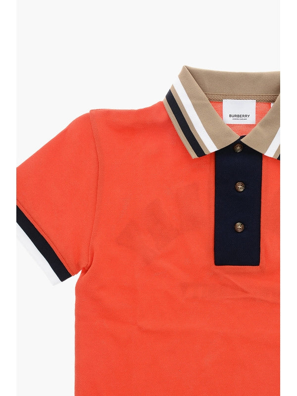 Burberry Orange Polo Shirts - Image 3
