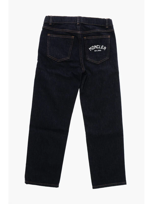 Moncler Navy Denim Pants - Image 4