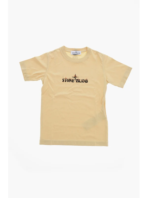 Stone Island Beige Half Sleeve - Image 2