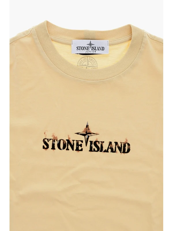 Stone Island Beige Half Sleeve - Image 3