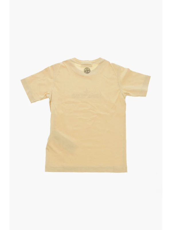 Stone Island Beige Half Sleeve - Image 4