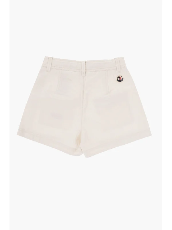 Moncler Ivory Shorts - Image 4