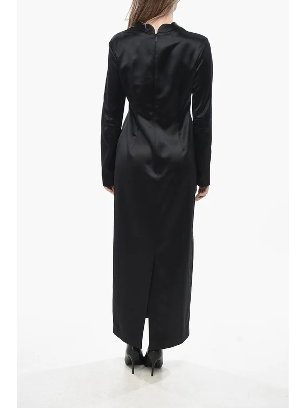 The Row Black Long Dress - Image 3