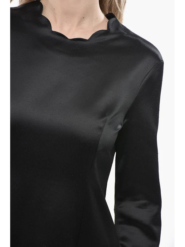 The Row Black Long Dress - Image 4