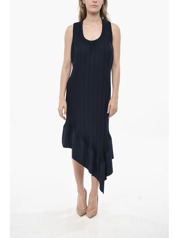 Lanvin Navy Midi Dress - Image 2
