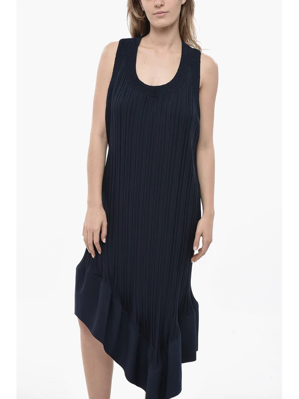 Lanvin Navy Midi Dress - Image 5