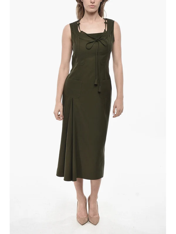 Gucci Green Midi Dress - Image 2