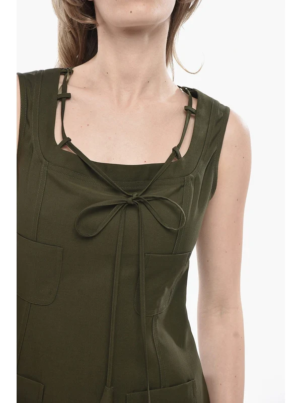 Gucci Green Midi Dress - Image 4
